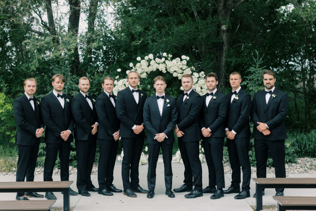 groomsmen group photo