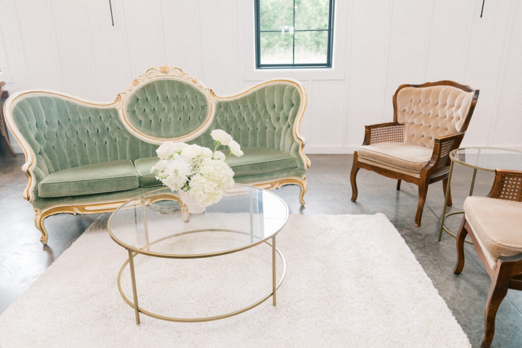 vintage chairs and classic set up 