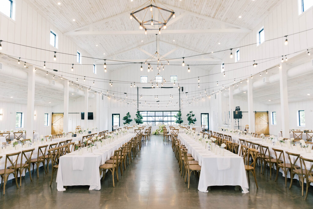 reception tables