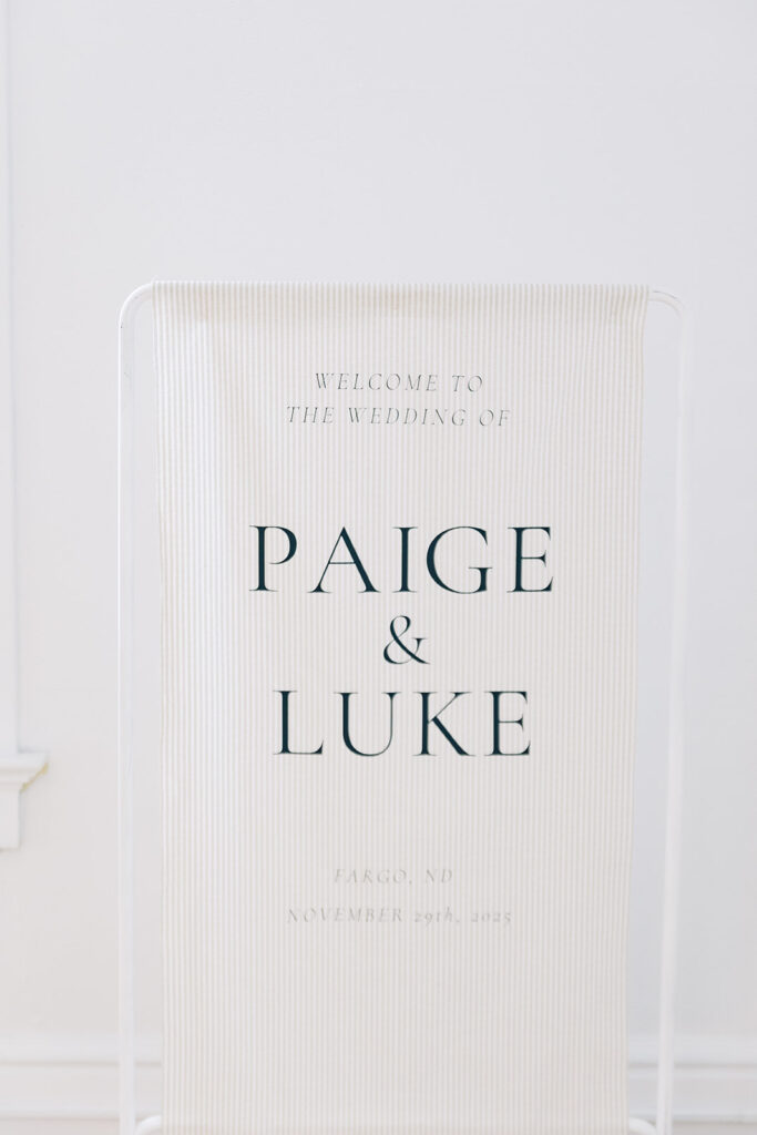 wedding details wedding sign 