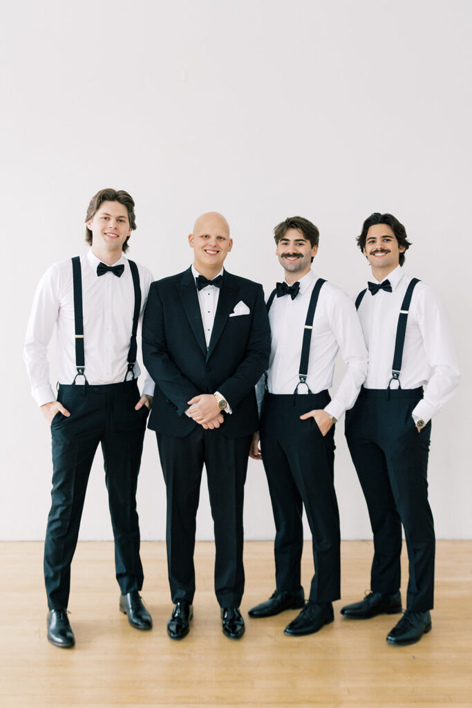 groom and groomsmen