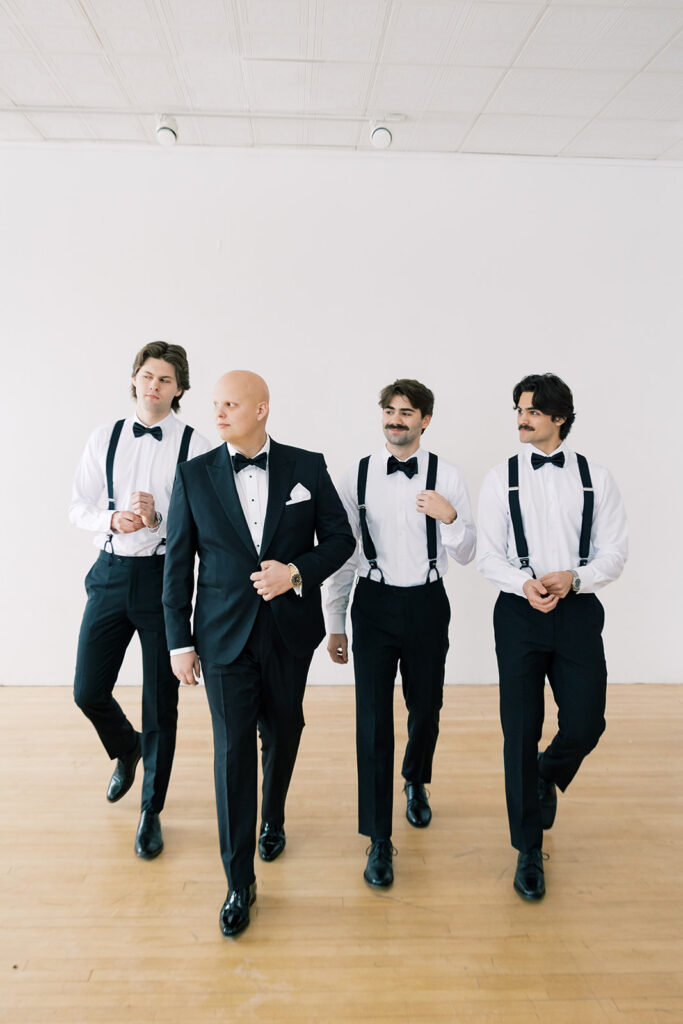groom and groomsmen