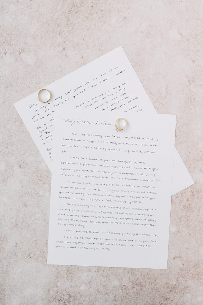 wedding vows for an intimate wedding