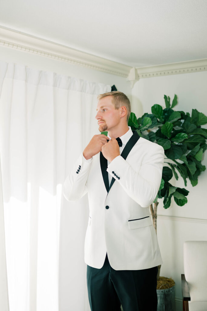 groom getting ready