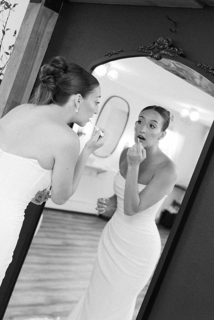 bride getting ready