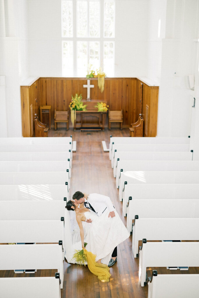 bride and groom portrait