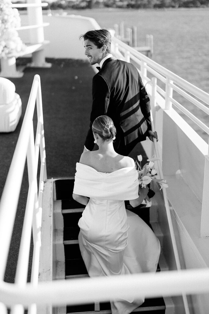 bride and groom portrait