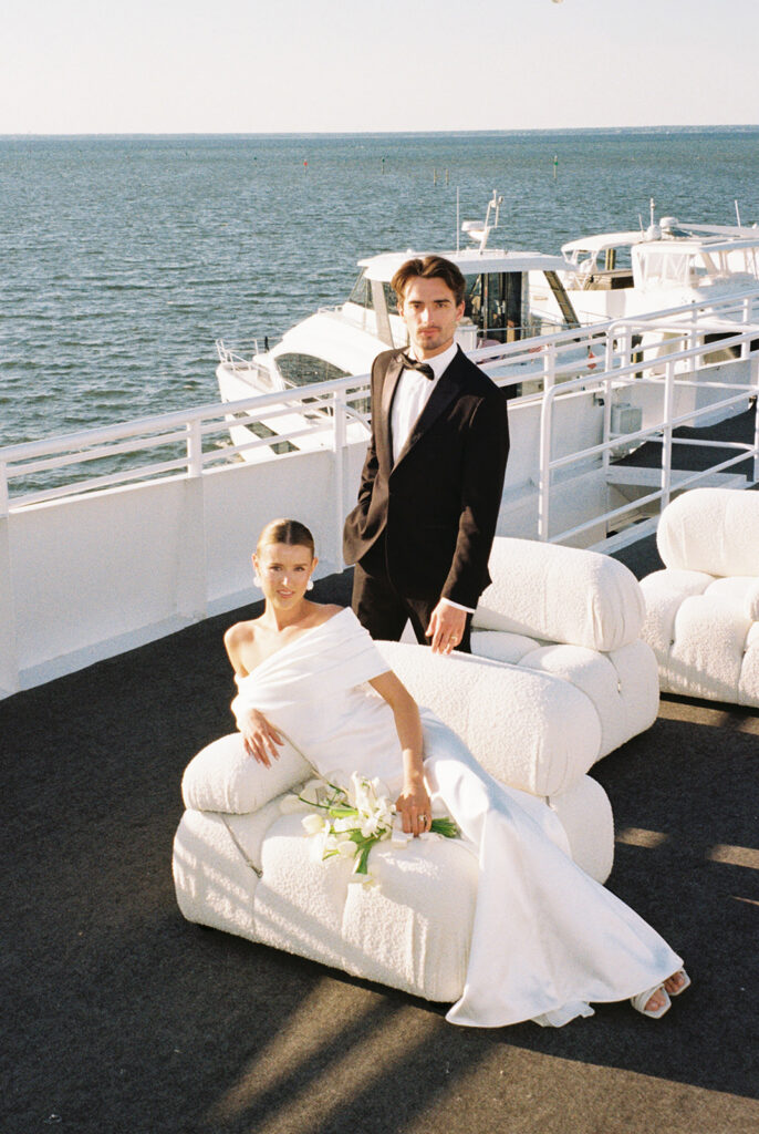 bride and groom portrait