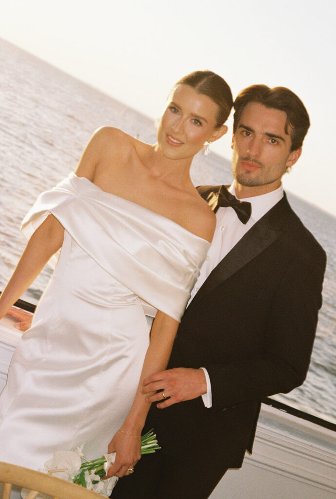 bride and groom portrait