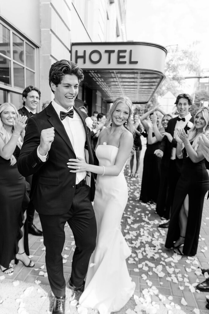 bride and groom portrait