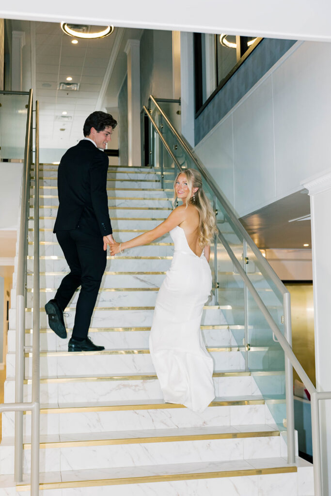 bride and groom portrait