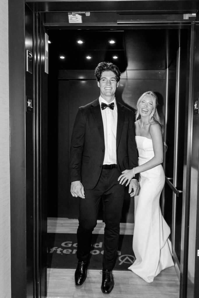 bride and groom portrait