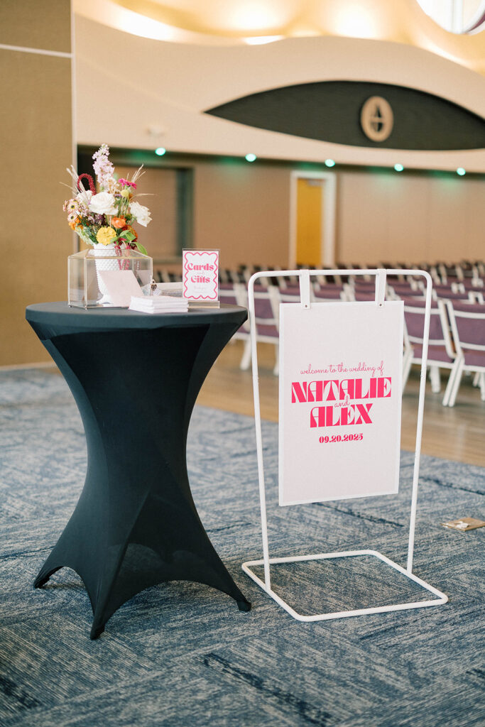 wedding welcome sign