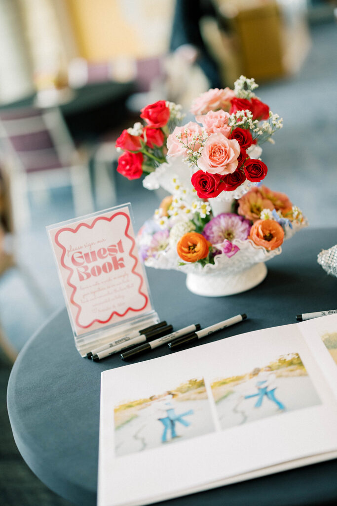 wedding welcome table