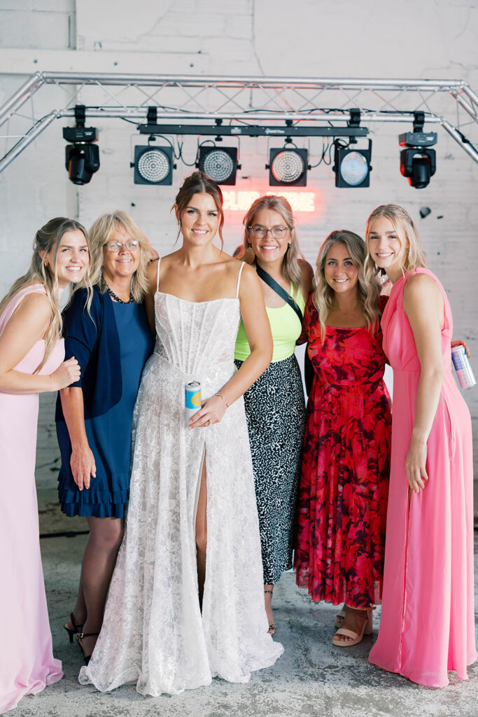 reception family photo