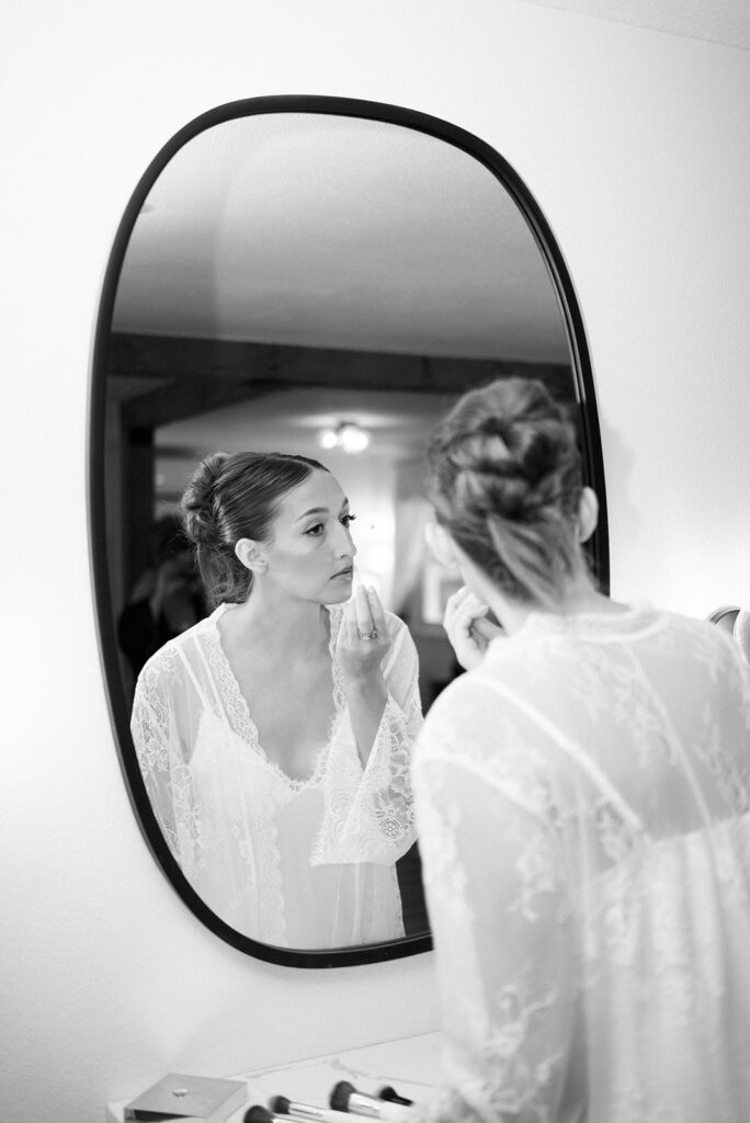 bride getting ready 