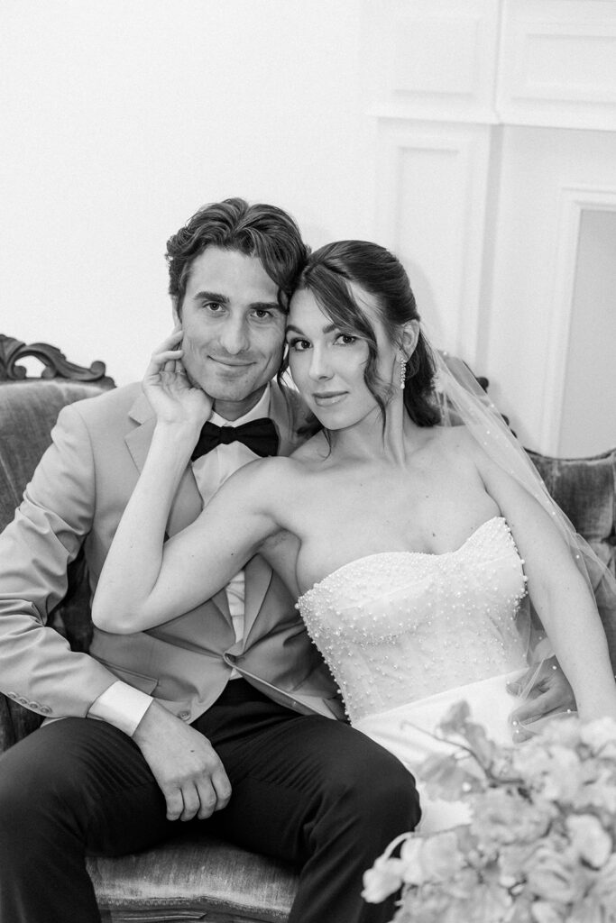 bride and groom portrait