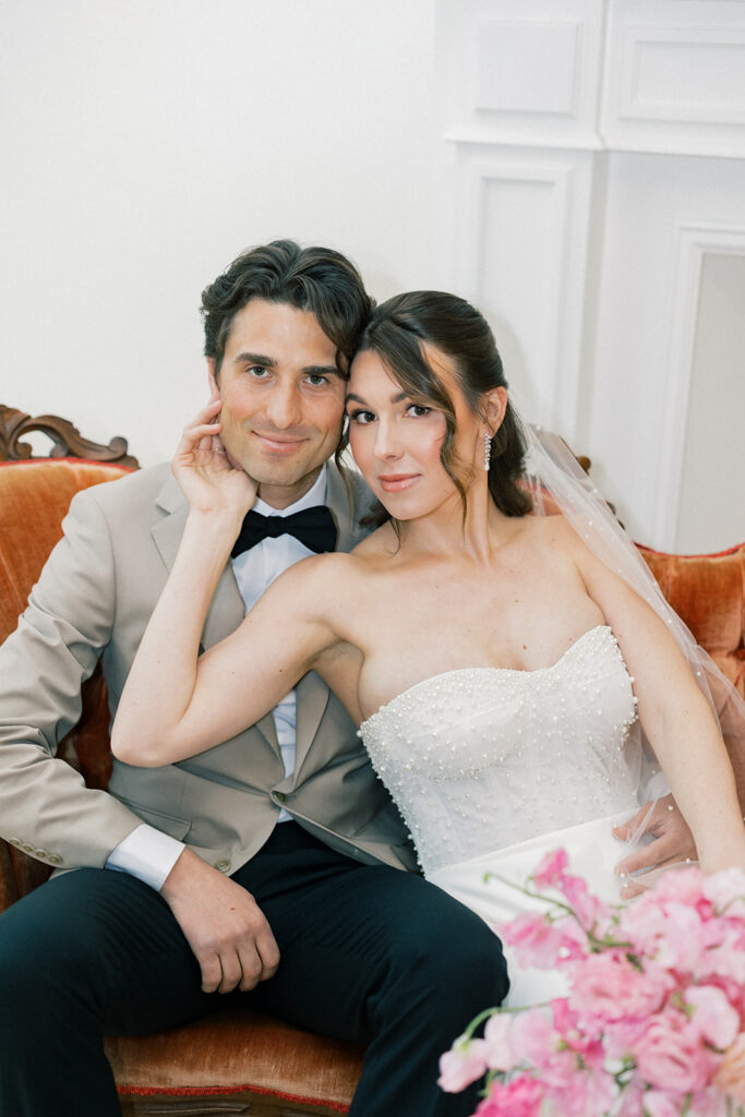 bride and groom portrait