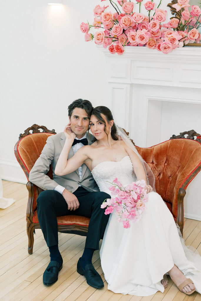 bride and groom portrait
