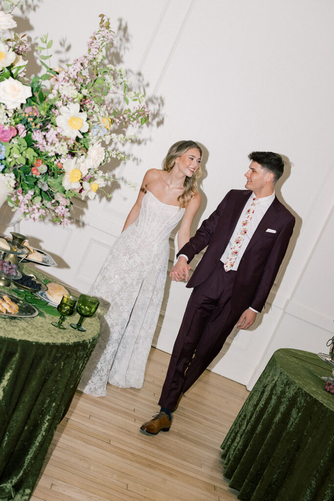 bride and groom portrait