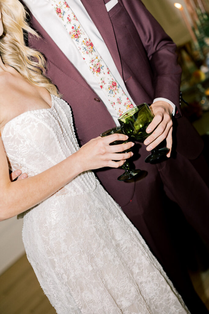 bride and groom portrait