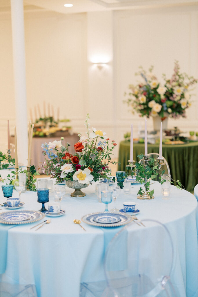colorful reception