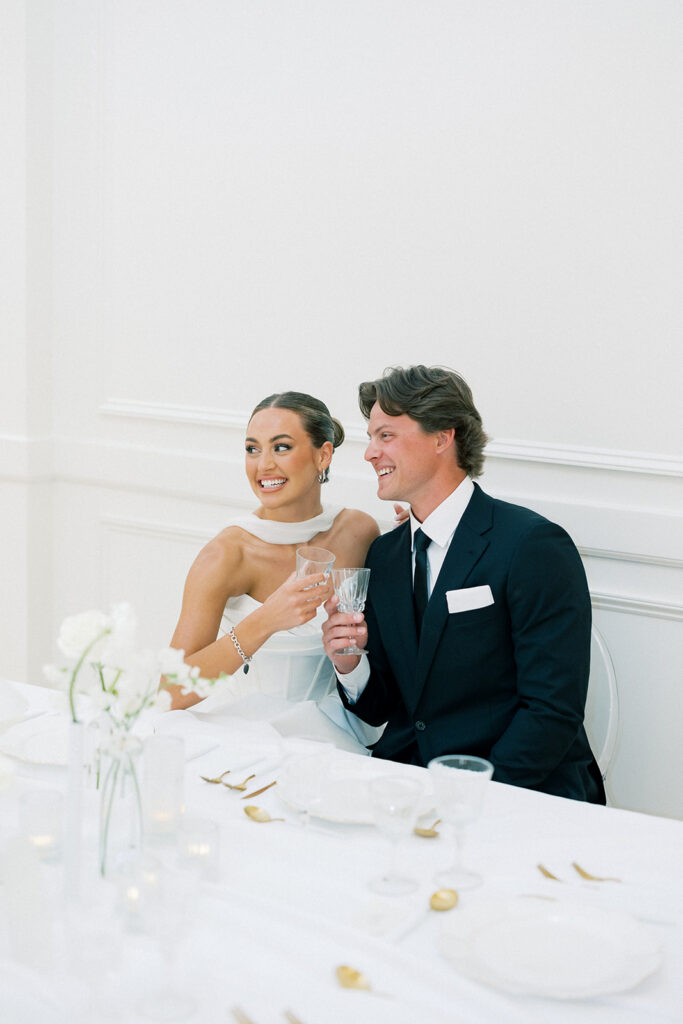 bride and groom portrait 