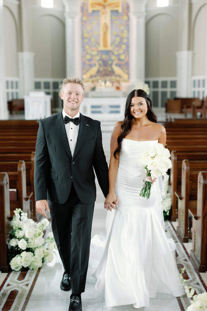 bride and groom portrait 