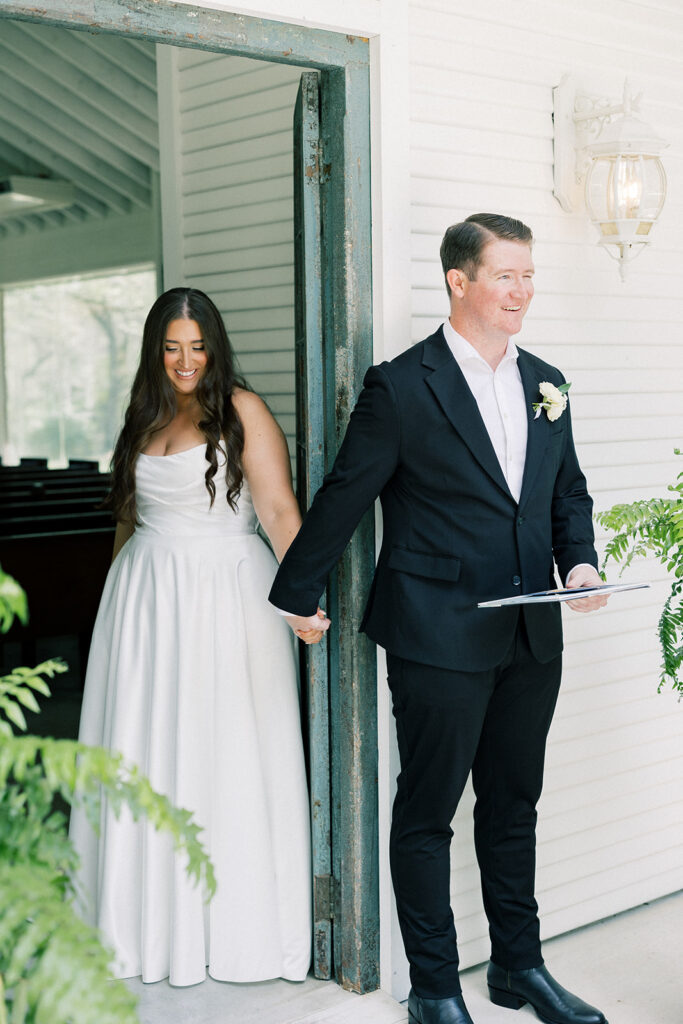 bride and groom private vows