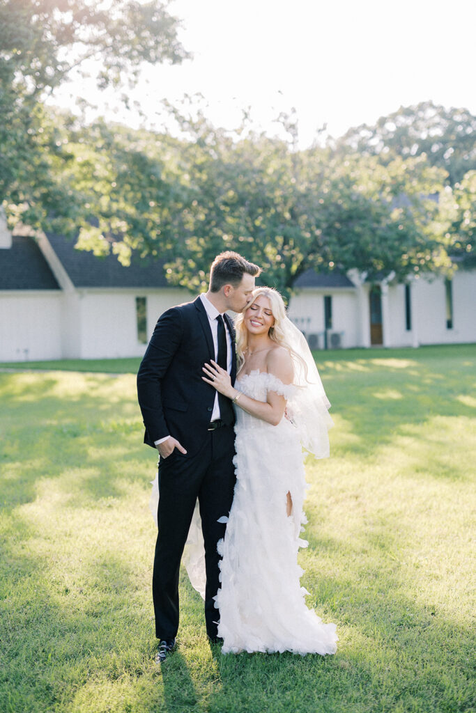 bride and groom portrait 