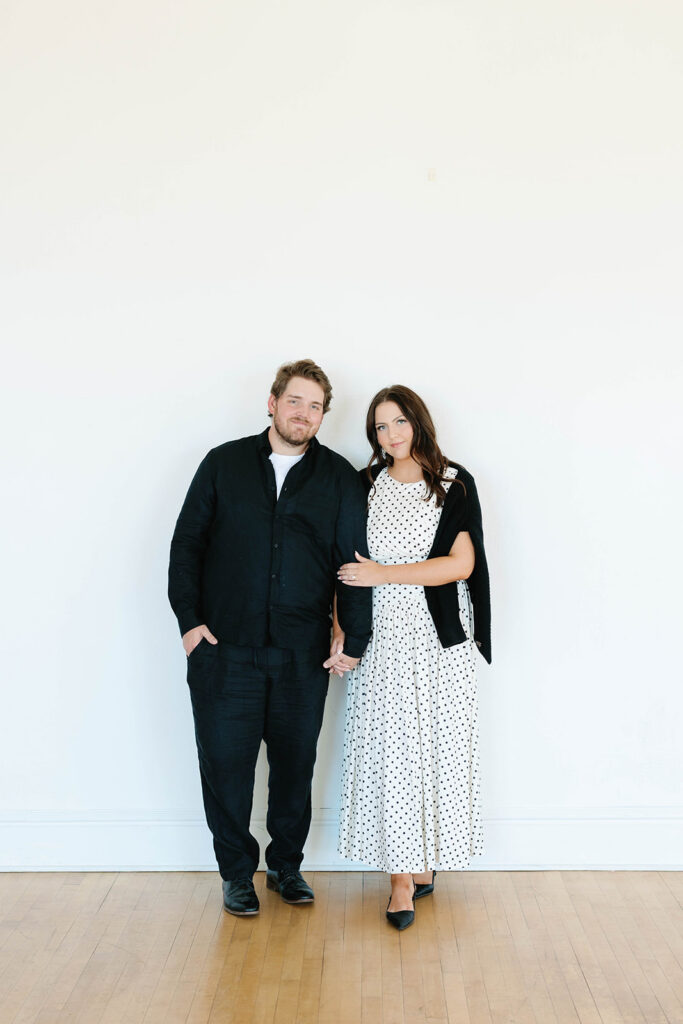 Studio couple portraits