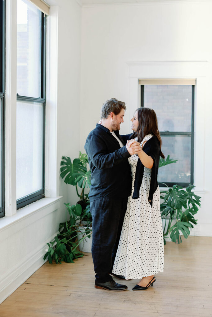 Studio couple portraits