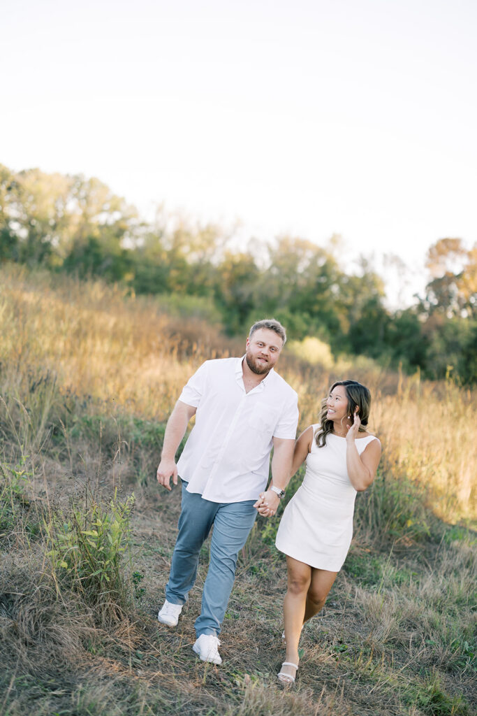 Couple portraits In the park