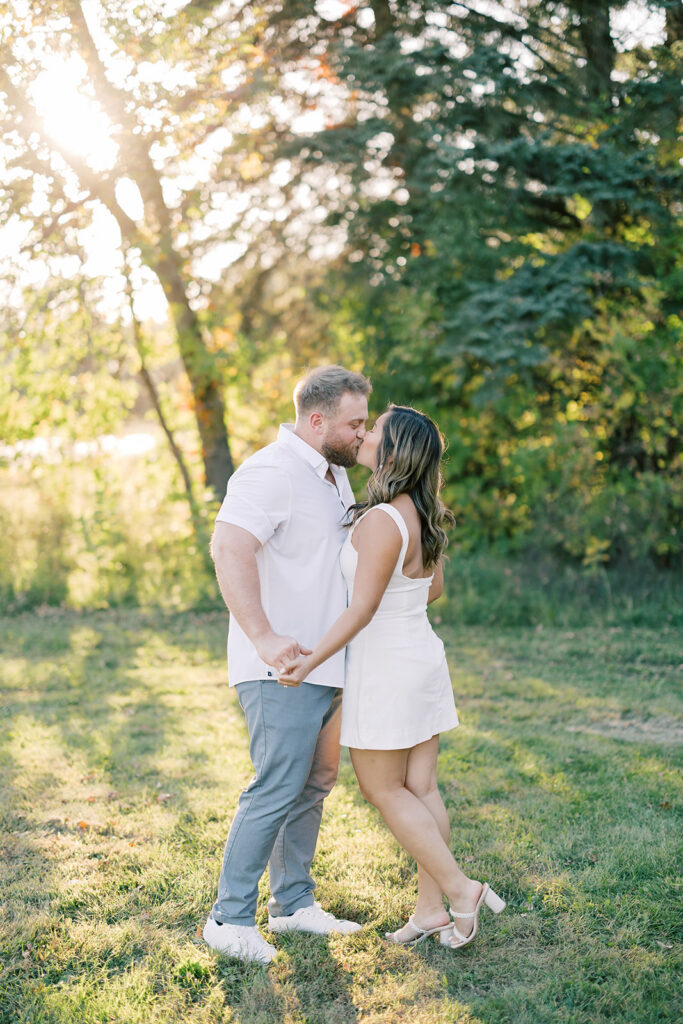 Couple portraits In the park