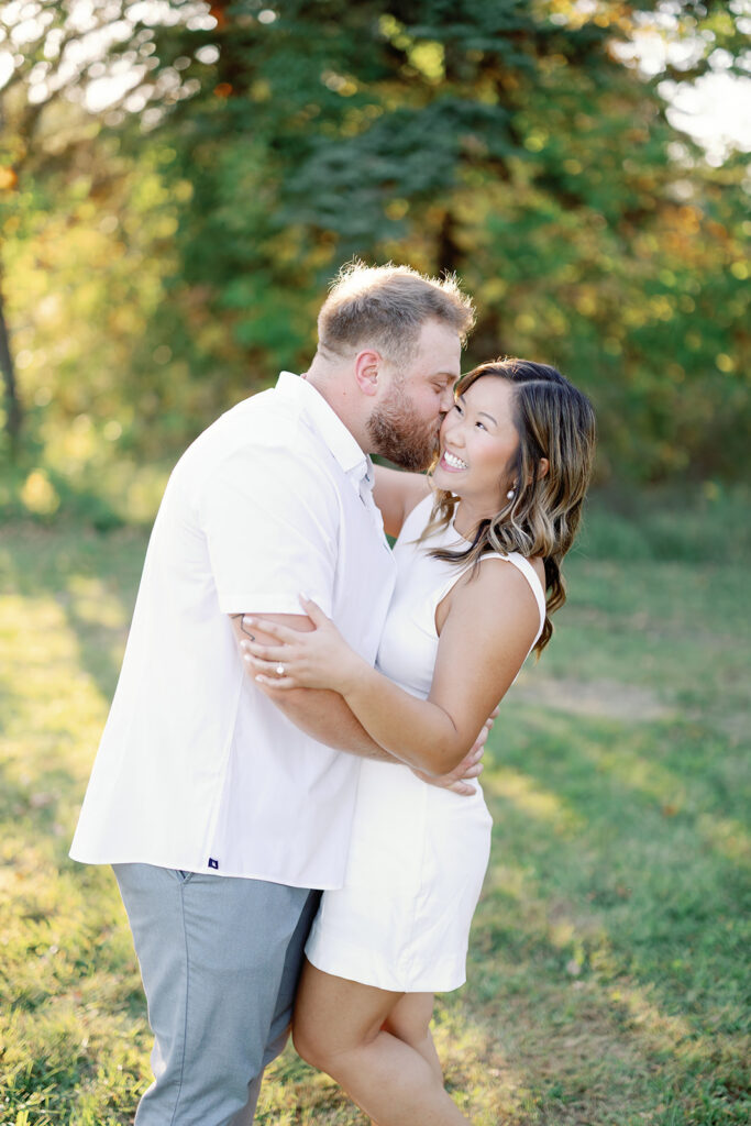 Couple portraits In the park