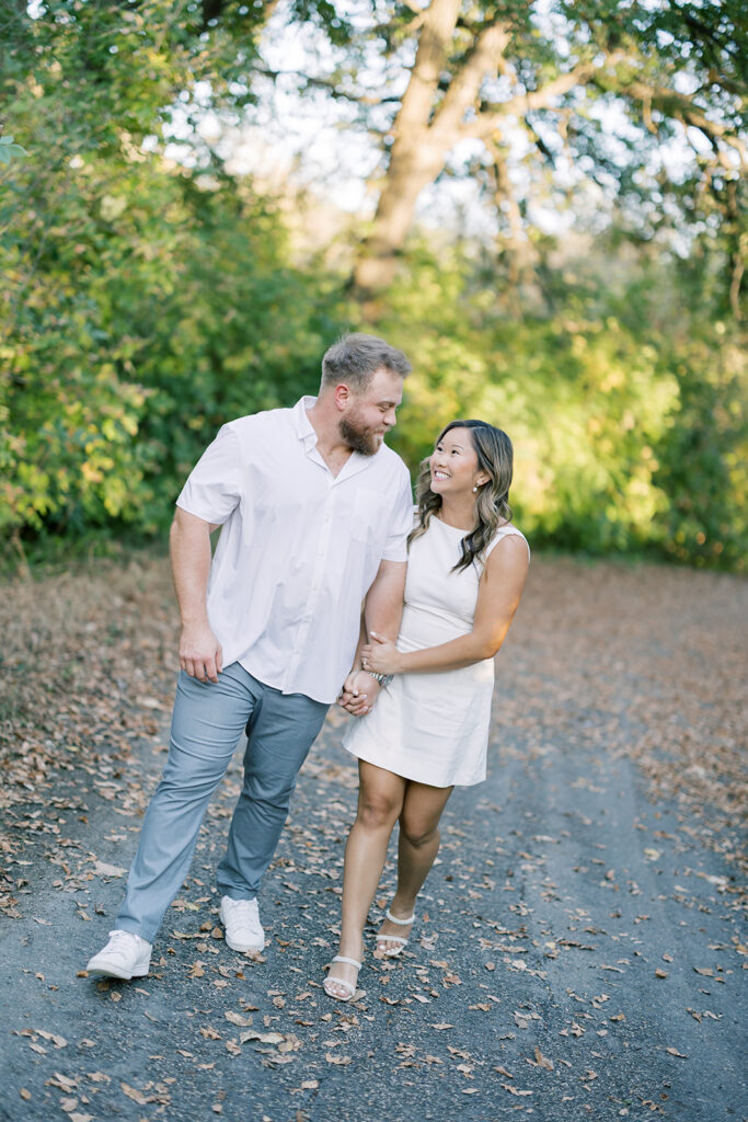 Couple portraits In the park