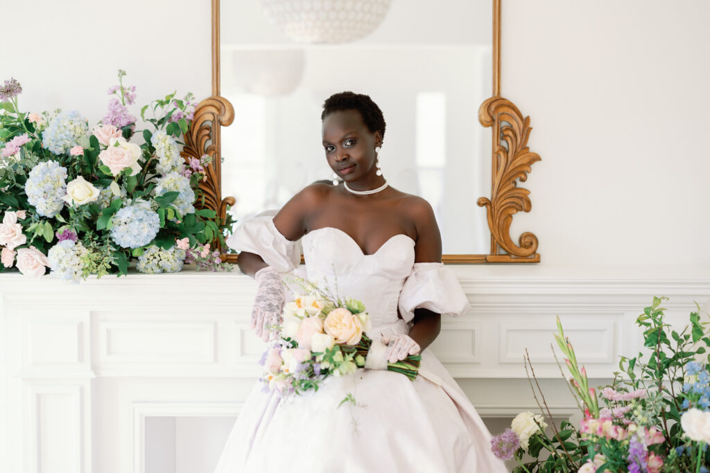 Elegant and regal wedding and garden party flowers