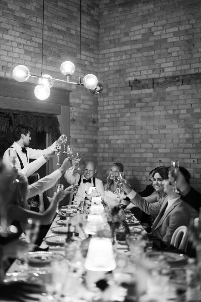 intimate indoor reception