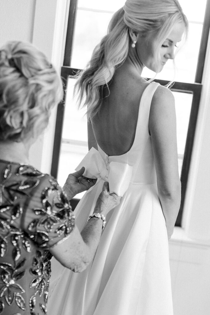 bride getting ready