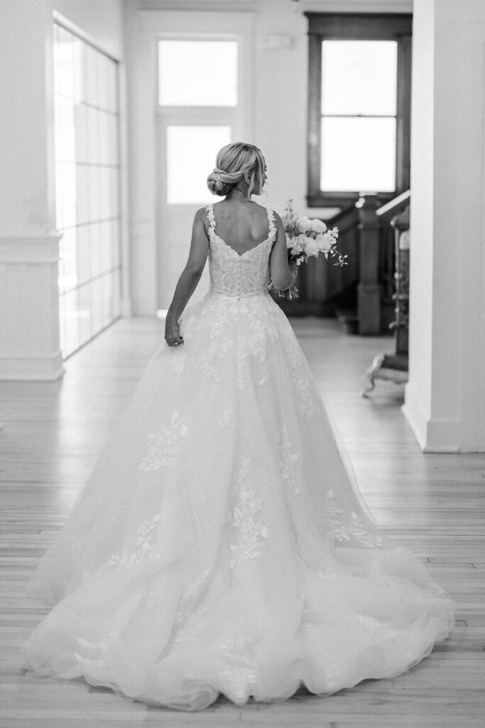 bride walking 