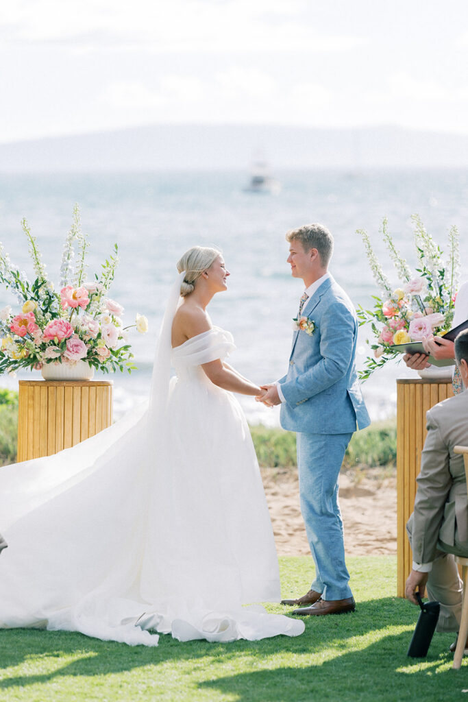 bride and groom portrait