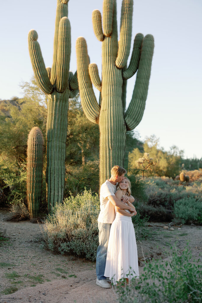 Couple portraits in the desert