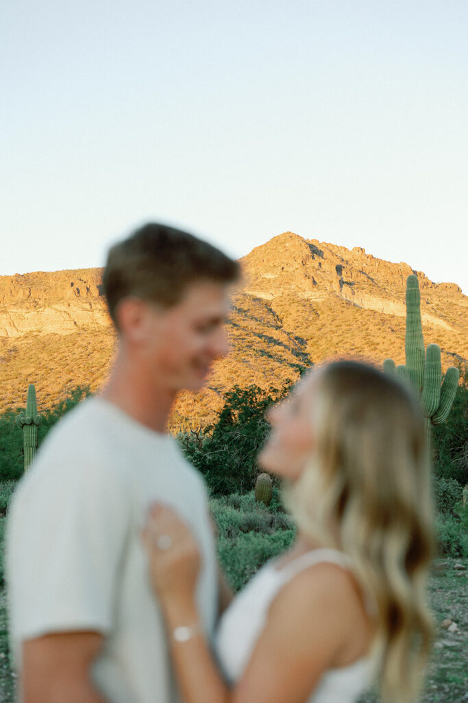 Couple portraits in the desert