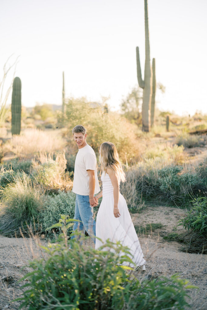 Couple portraits in the desert