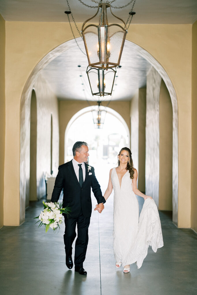 bride and groom portrait