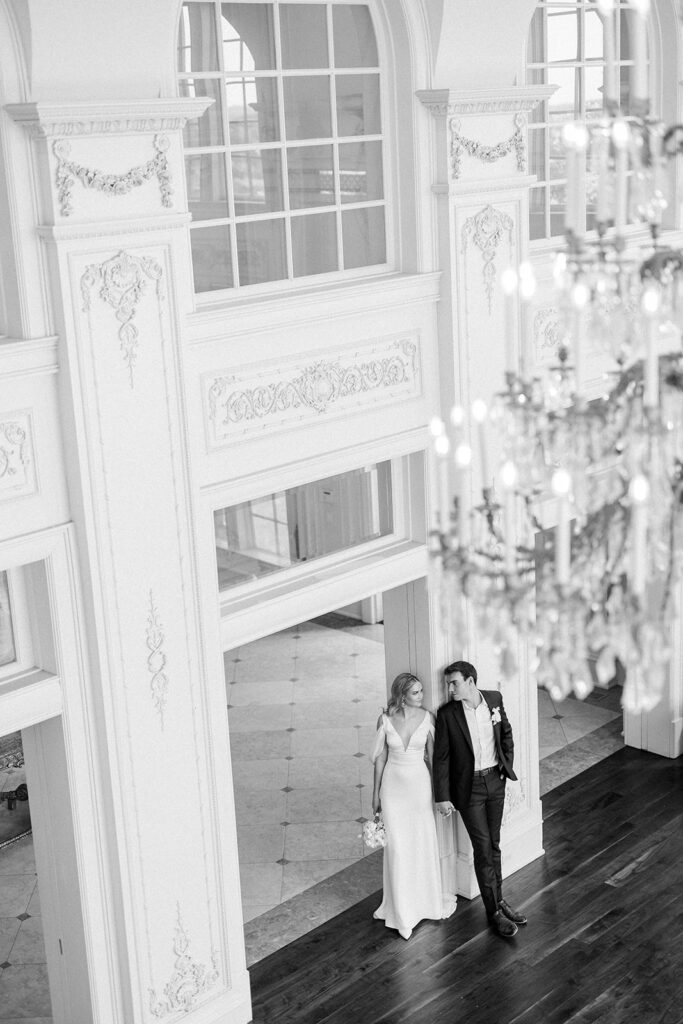 bride and groom portrait