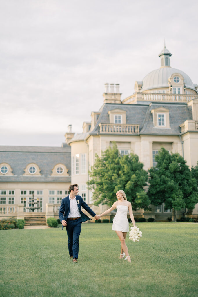 bride and groom portrait