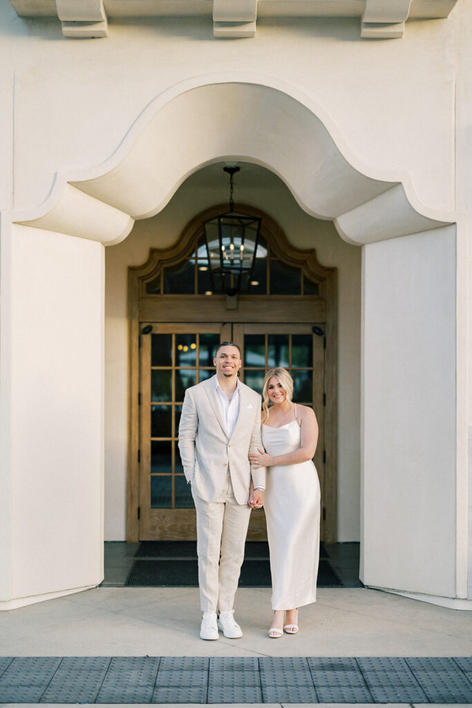 bride and groom portrait 