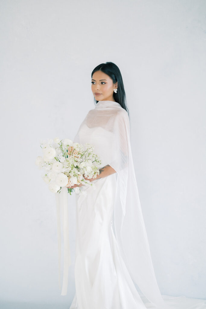 studio bridal portrait 