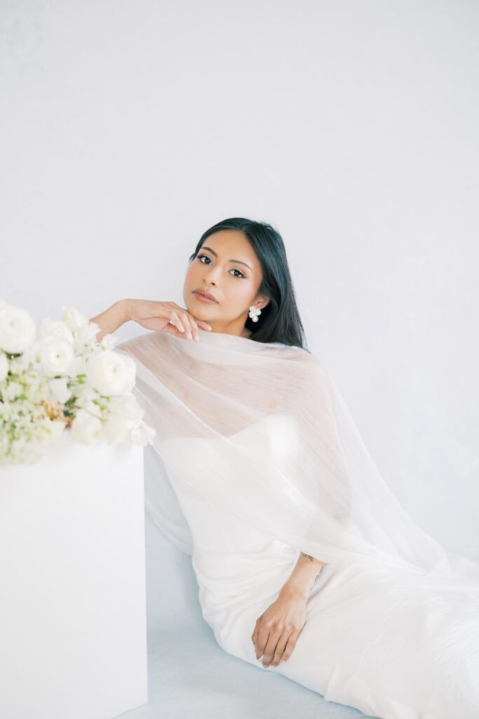 studio bridal portrait 